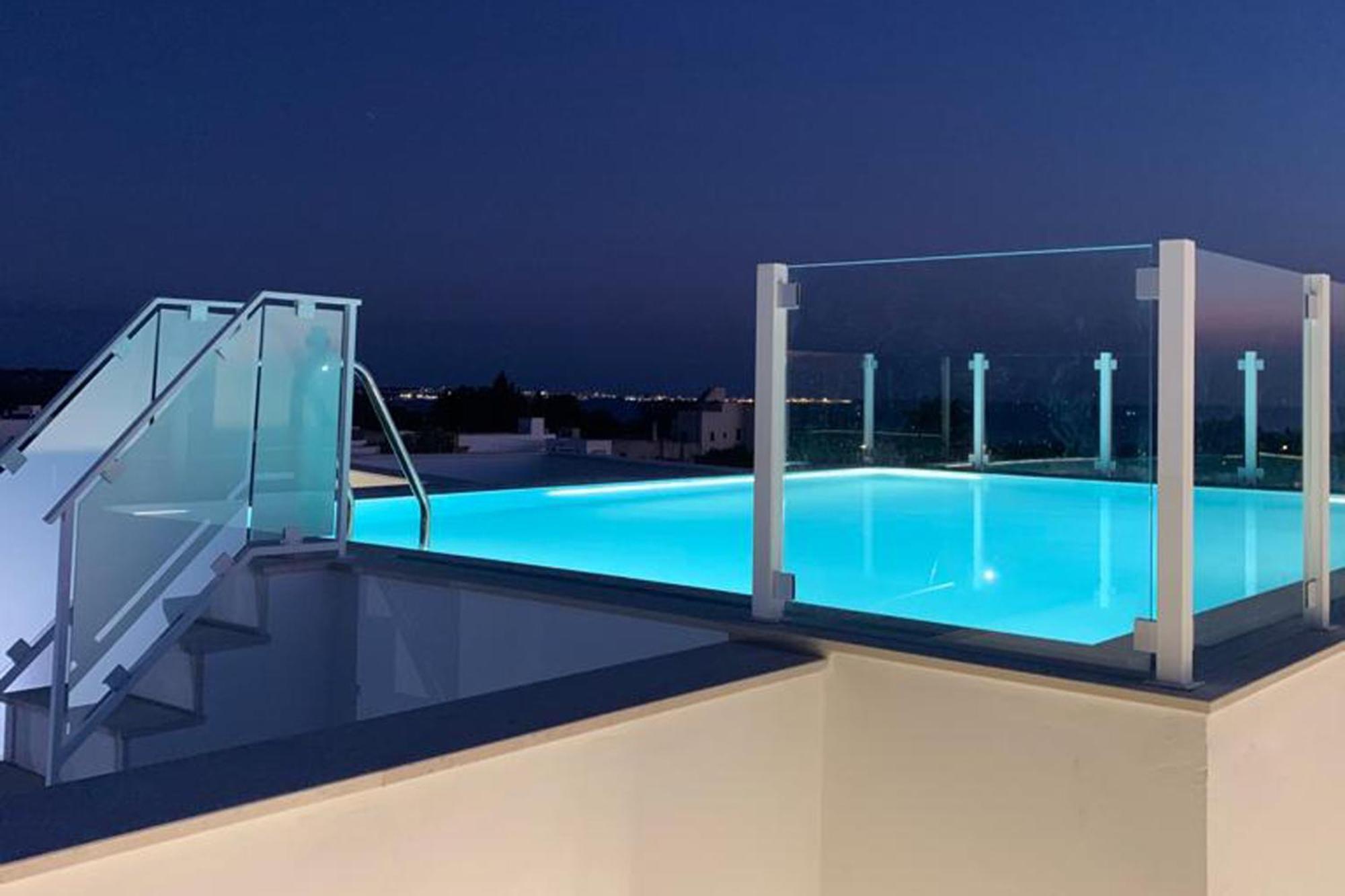Piscina Panoramica Vista Mare - Wifi - Ac Int 9 Apartment Santa Maria al Bagno Bagian luar foto