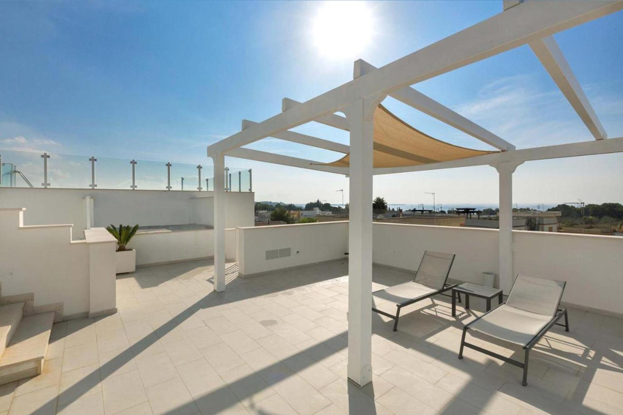 Piscina Panoramica Vista Mare - Wifi - Ac Int 9 Apartment Santa Maria al Bagno Bagian luar foto